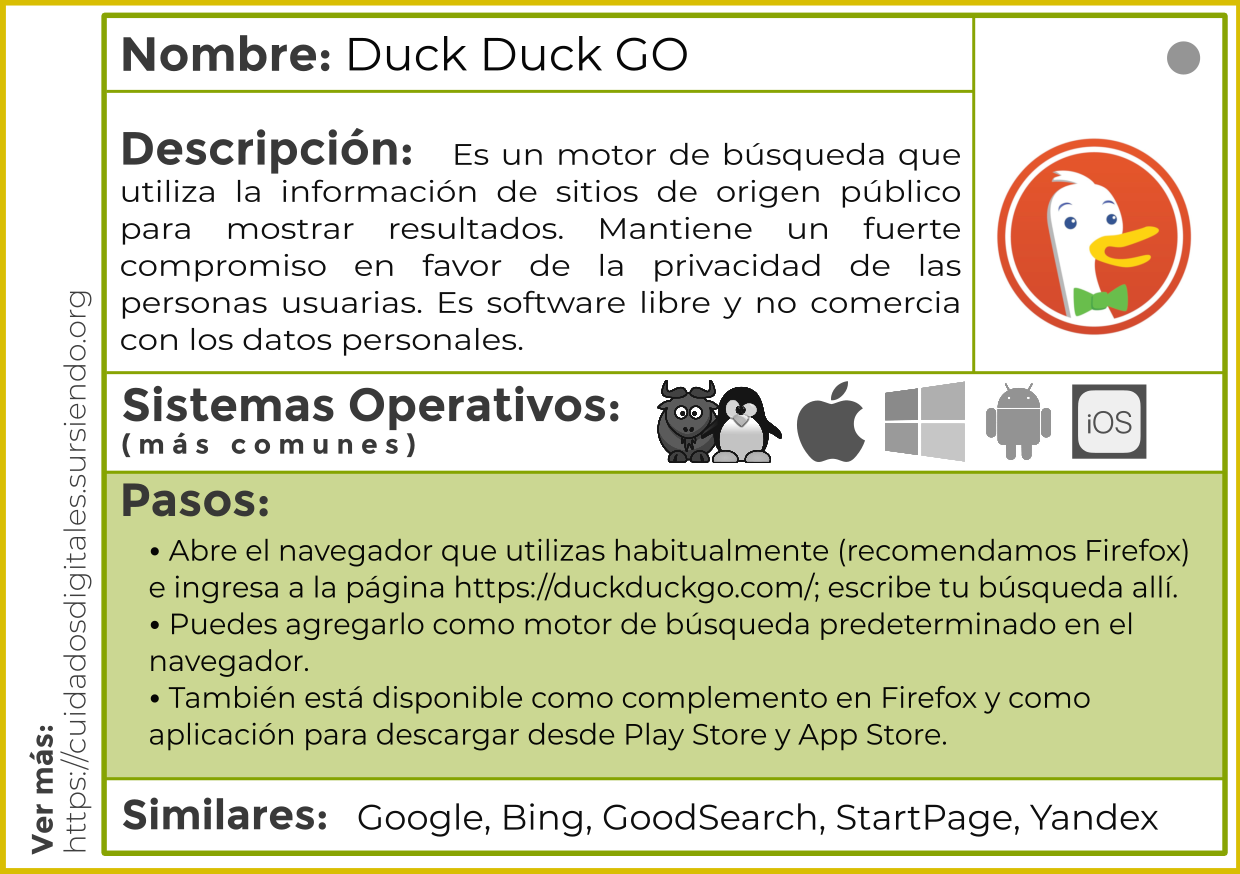 ficha duck duck go
